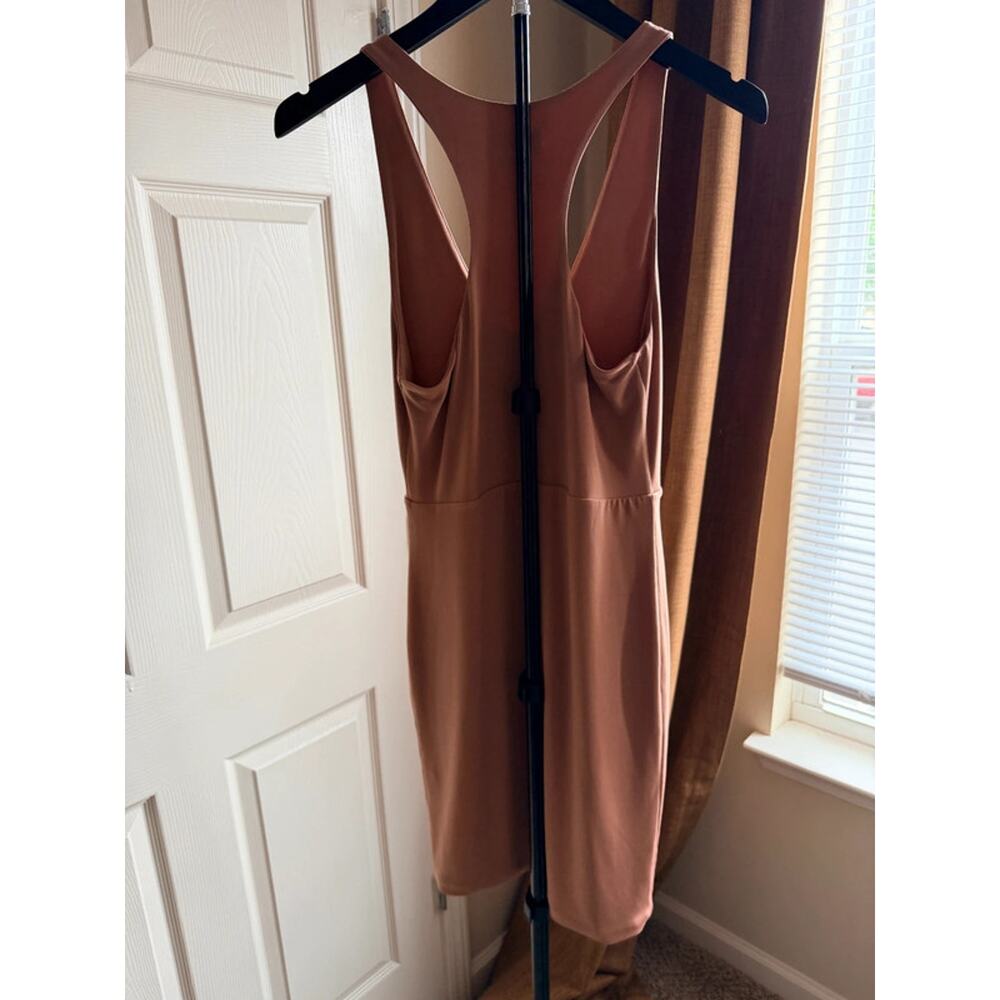 Open Edit tan racerback dress euc xs 1848 - Picture 3 of 5